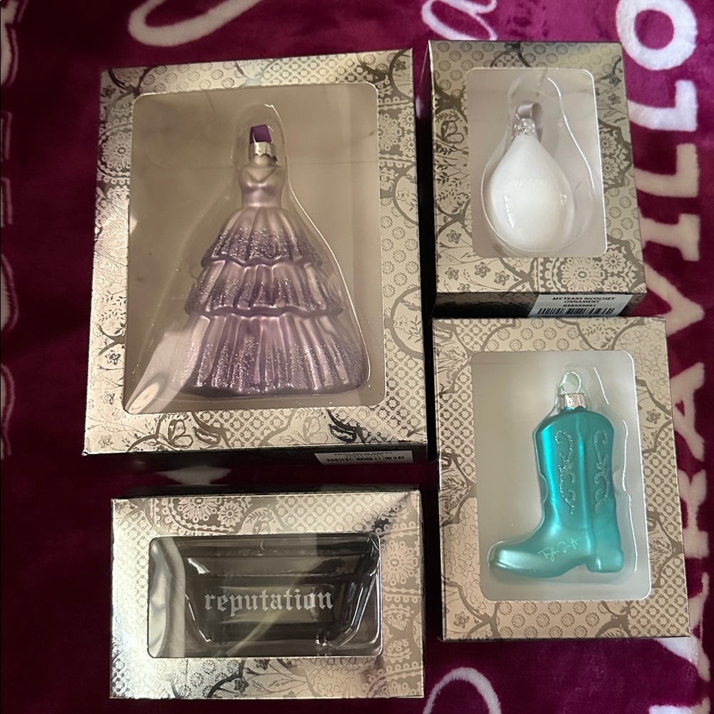 Taylor Swift Christmas Ornaments.